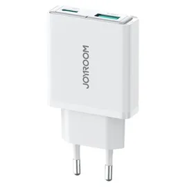 Joyroom JR-TCF14 20W USB-A/USB-C Wandladegerät superdünn Weiß