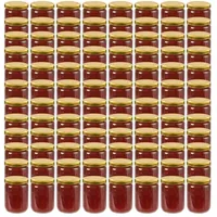 vidaXL Marmeladenglas 230 ml 96 St.