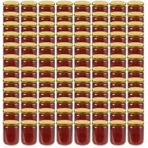 vidaXL Marmeladenglas 230 ml 96 St.