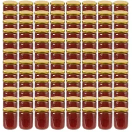 vidaXL Marmeladenglas 230 ml 96 St.