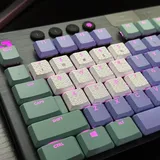 Texture Game 13 Keycaps für Logitech G913 G915 G813 G815 TKL Mechanical Keyboard, Flache Low-Profile Keycaps Kompatibel mit GL Switches, Weiß ABS Shine-Through Beleuchtete