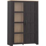 Forte Highboard Bohol 106,4 x 160,6 x 42 cm Riviera Eiche / Cabazone Eiche