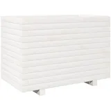 vidaXL Pflanzkübel 70 x 40 x 49,5 cm Weiß