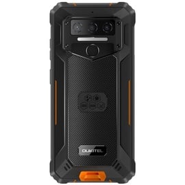Oukitel WP23 (64 GB, Black, Orange, 6.52", Hybrid Dual SIM, 4G), Smartphone, Orange, Schwarz