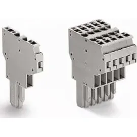 WAGO 769-123 Federleiste 5 mm Zugfeder Belegung: L Grau 25 St.