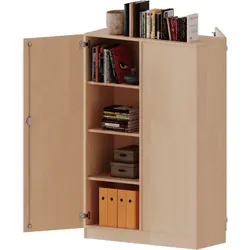 Raumteiler Schrank, 4 Ordnerhöhen - Serie evo180
