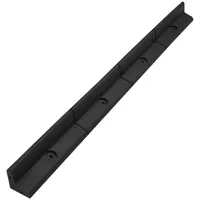 MonsterShop 4x Rasenkanten Beeteinfassung Mähkante Rasenabgrenzung Kanteneinfassung Schwarz