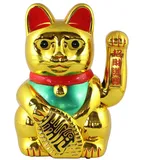 Freak Scene Superfreak Glückskatze - Maneki-Neko - Winkekatze - 35 cm - Gold