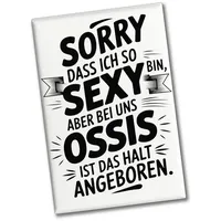 Speecheese Ossi-Humor Souvenir Magnet - Bin sexy Ironischer Souvenir