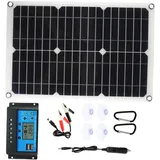 1 Satz Solarladegerät Solarpanel Tragbar Wohnmobil Sonnenkollektoren Laderegler Für Solarmodule Tragbare Sonnenkollektoren Boot Solarpanel Multifunktion Abs Solarplatten