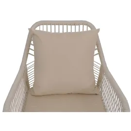 Mendler Gartenstuhl HWC-O12 Rope creme 2er Set