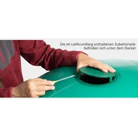 4rain 	Slim Wandtank Set 2 x 330 l inkl. Verbinder dunkelgrün