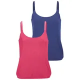 VIVANCE Trägertop Koralle/Navy 44-46