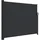 120 x 500 cm Schwarz Aluminium