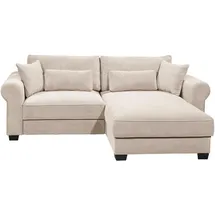 Uno Ecksofa Mikrofaser 2-Sitzer Beige