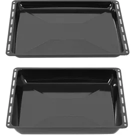 ICQN Backblech Set 465 x 370 x 30 und 60 mm schwarz