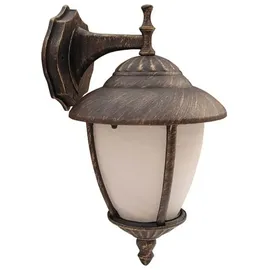 Rabalux Außenwandleuchte Metall 37,0 cm E27 dimmbar IP43 gold-weiß