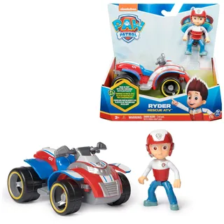 Spin Master Paw Patrol Rettungs-Quad mit Ryder-Figur (Sustainable Basic Vehicle/Basis Fahrzeug), Spielzeug für Kinder ab 3 Jahren