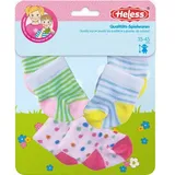 Heless Puppen-Söckchen 3er Set Mehrfarbig (879)