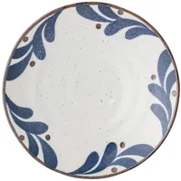 Bloomingville Camellia Dessertteller 16 cm blau/weiß