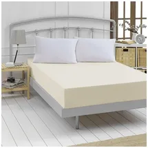 Traumschlaf Spannbettlaken Feinbiber 90 x 190 - 100 x 200 cm beige