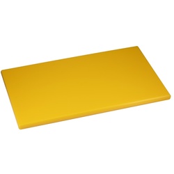 ILSA Gelbes HDPE-Schneidebrett mit verbundenen Kanten und Ränder cm 60x40