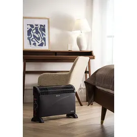 Mesko MS 7741 Elektrischer Konvektorheizung - 2000 W mit 3 Stufen, Schwarz