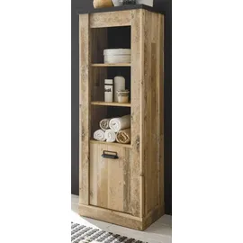 furn.design Midischrank 51 x 146 cm Beige