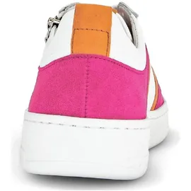 Gabor Sneaker Damen Weite E Orange/Pink/Weiß 38,5