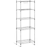 Royal Catering Metallregal 35 x 55 x 150 cm 150 kg grau