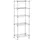Royal Catering Metallregal 35 x 55 x 150 cm 150 kg grau
