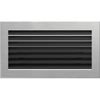 Kratki Warmluftgitter Ofen Edelstahl 17 x 30 cm