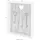 Myflair Schlüsselkasten Saltrass 30 x 4 x 24 cm Weiß