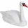Relaxdays Gartendeko Schwan