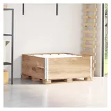 vidaXL Paletten-Aufsatzrahmen 100 x 100 x 0 cm Braun