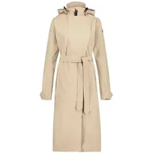 AGU Trench Coat Long Regenjacke Damen Cement L