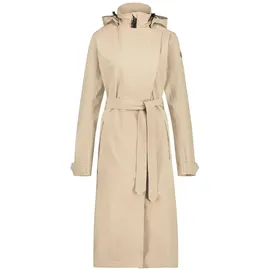 AGU Trench Coat Long Regenjacke Damen Cement L