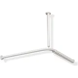 Hewi Duschvorhangstange 801 98 cm signalweiß