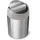 simplehuman Mini-Abfalleimer 1,5 l Silber