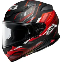 Shoei NXR2 Capriccio, Integralhelm - Matt Schwarz/Rot/Grau - S