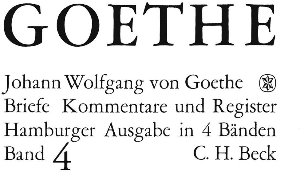 Briefe: 4 Goethes Briefe Und Briefe An Goethe  Bd. 4: Briefe Der Jahre 1821-1832 - Johann Wolfgang von Goethe  Gebunden