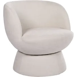 OTTO home Drehsessel ZAZZA Struktur-Bezug 69 x 71 x 70,5 cm Beige drehbar
