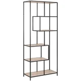 Actona Bücherregal 77 x 35 x 185 cm Schwarz