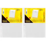 IDENA 10404 - Prospekthülle DIN A4 genarbt, 80μ, 30 Stück (Packung mit 2)