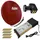Fuba PremiumX Satelliten-Komplettanlage Fuba DAA 850 R Satellitenschüssel Alu Rot 5/16 Multischalter LNB F-Stecker, 1 SAT 16 Teilnehmer
