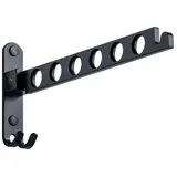 Klappbare Kleiderhaken, Wandgarderobe, Klapphaken Für Balkon, Badezimmer, Waschküche (schwarz, 1 Stück)