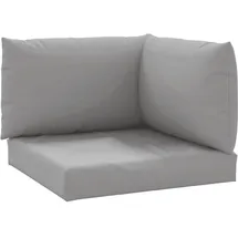 vidaXL Palettenkissen 3-tlg. grau
