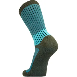 UPHILLSPORT Wander-Socke VAARU grau/grün 39-42