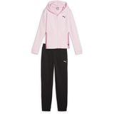 Puma Mädchen Hooded Sweat Suit Cl Trainingsanzug, Whisp Of Pink, 176 EU