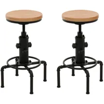 Proregal Barhocker 34 x 85 x 34 cm Braun